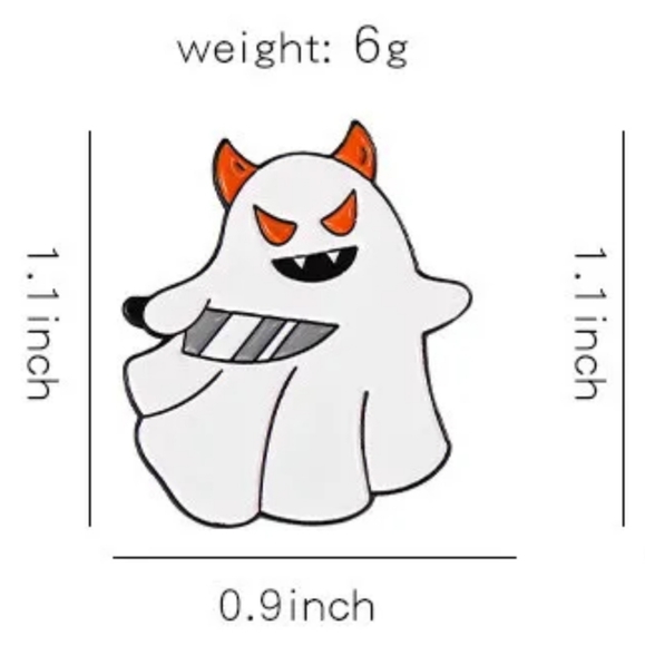🔪 Stabby Ghost Pin - Picture 2 of 2